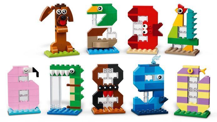 LEGO Seasonal Цифри на день народження (40807) &ndash; фото товару LEGO з категорії LEGO Seasonal. Оригінал, доставка по Україні