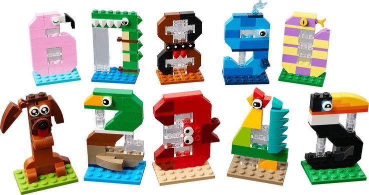 LEGO Seasonal Цифри на день народження (40807) &ndash; фото товару LEGO з категорії LEGO Seasonal. Оригінал, доставка по Україні