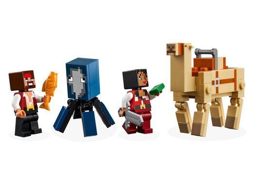 LEGO Minecraft Подорож на піратському кораблі 166 деталей (21259) &ndash; фото товару LEGO з категорії LEGO Minecraft. Оригінал, доставка по Україні