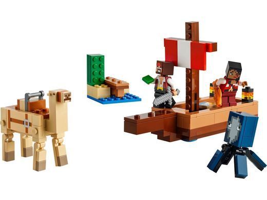 LEGO Minecraft Подорож на піратському кораблі 166 деталей (21259) &ndash; фото товару LEGO з категорії LEGO Minecraft. Оригінал, доставка по Україні