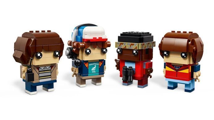 LEGO BrickHeadz Stranger Things Фигурки Майка, Дастина, Лукаса и Уила 542 детали (40801) &ndash; фото товара LEGO из категории LEGO BrickHeadz. Оригинал, доставка по Украине