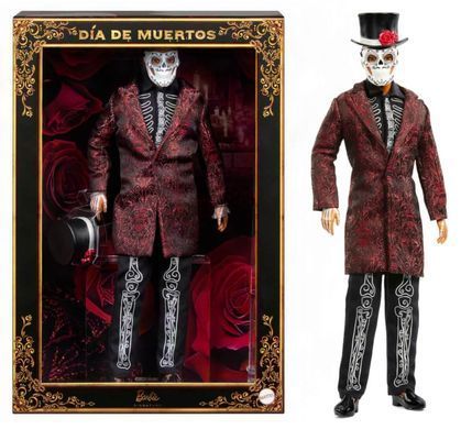 Коллекционная кукла Barbie Signature D&iacute;a De Muertos 2026 Ken (JJX97) &ndash; фото товара Barbie Collector  из категории Коллекционные куклы Барби - Barbie Collector. Оригинал, доставка по Украине