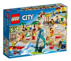 Конструктор LEGO City Отдых на пляже - жители Lego City 169 деталей (60153)