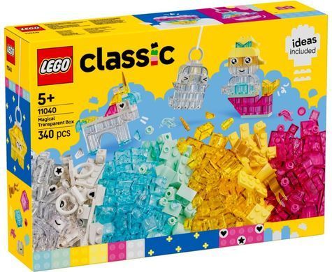 LEGO Classic Чарівна прозора коробка (11040) &ndash; фото товару LEGO з категорії LEGO Classic. Оригінал, доставка по Україні