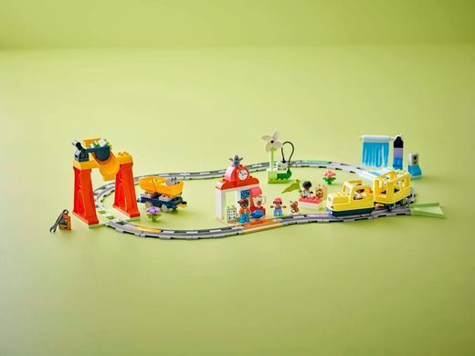 LEGO DUPLO Великий інтерактивний громадський потяг 103 деталі (10428) &ndash; фото товару LEGO з категорії LEGO DUPLO. Оригінал, доставка по Україні