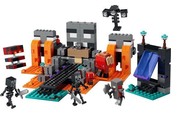 LEGO Minecraft Битва за Візер 494 деталі (21590) &ndash; фото товару LEGO з категорії LEGO Minecraft. Оригінал, доставка по Україні