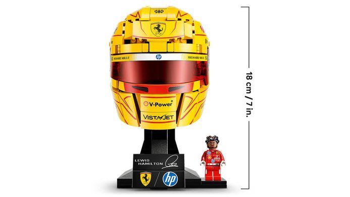 LEGO Editions Formula 1 Шолом Льюїса Гамільтона з команди Scuderia Ferrari HP (43022) &ndash; фото товару LEGO з категорії LEGO Editions. Оригінал, доставка по Україні