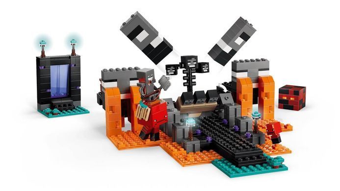 LEGO Minecraft Битва за Візер 494 деталі (21590) &ndash; фото товару LEGO з категорії LEGO Minecraft. Оригінал, доставка по Україні