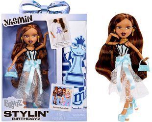 Лялька Братц Ясмін зі стильною футболкою &mdash; Bratz Stylin&rsquo; Birthdayz Yasmin (596028) &ndash; фото товару Bratz з категорії Ляльки Bratz. Оригінал, доставка по Україні