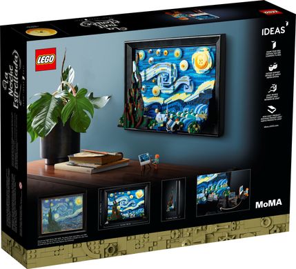 Конструктор Lego Ideas Вінсент Ван Гог - Зоряна ніч 2316 деталей (21333)