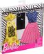 Одежда и аксессуары для куклы Барби 2 наряда Желтое платье и синий топ с розовой юбкой Barbie Fashion GHX60 3