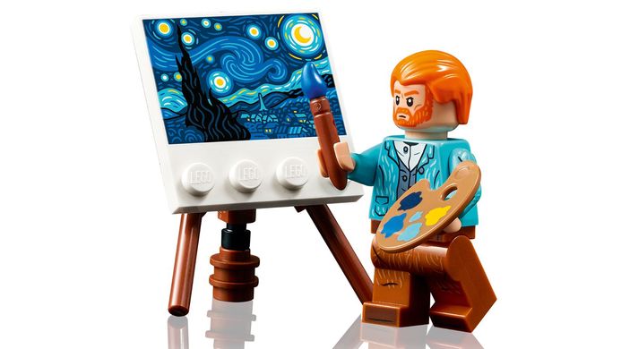 Конструктор Lego Ideas Винсент Ван Гог - Звездная ночь 2316 деталей (21333)