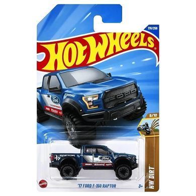 Базовая машинка Hot Wheels '17 Ford F-150 Raptor HW Dirt 1:64 JBB05 &ndash; фото товара Hot Wheels из категории Машинки Хот Вилс - Hot Wheels . Оригинал, доставка по Украине
