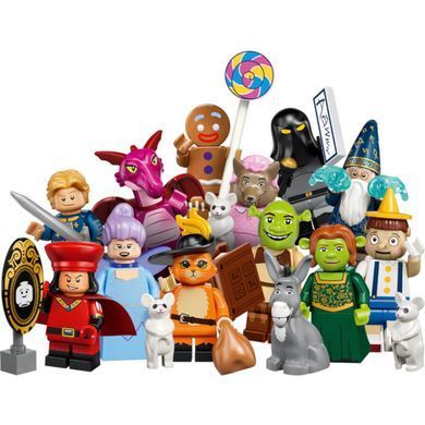 LEGO Minifigures Серія &laquo;Шрек&raquo; випадковий персонаж (71053) &ndash; фото товару LEGO з категорії LEGO Minifigures. Оригінал, доставка по Україні