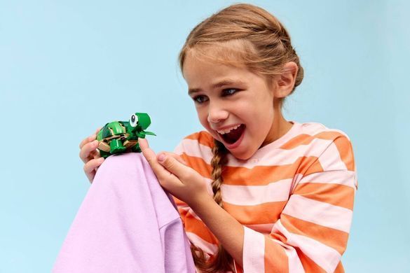 LEGO Creator Черепаха с цветком водяной лилии 124 детали (31377) &ndash; фото товара LEGO из категории LEGO Creator 3-in-1. Оригинал, доставка по Украине