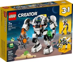 Конструктор Lego Creator 3-in-1 Космический робот для горных работ 327 деталей (31115)