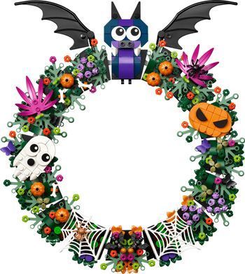 LEGO Seasonal Вінок на Гелловін (40825) &ndash; фото товару LEGO з категорії LEGO Seasonal. Оригінал, доставка по Україні
