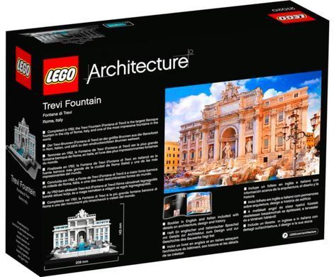 LEGO Architecture Фонтан Треві (21020) &ndash; фото товару LEGO з категорії LEGO Architecture. Оригінал, доставка по Україні