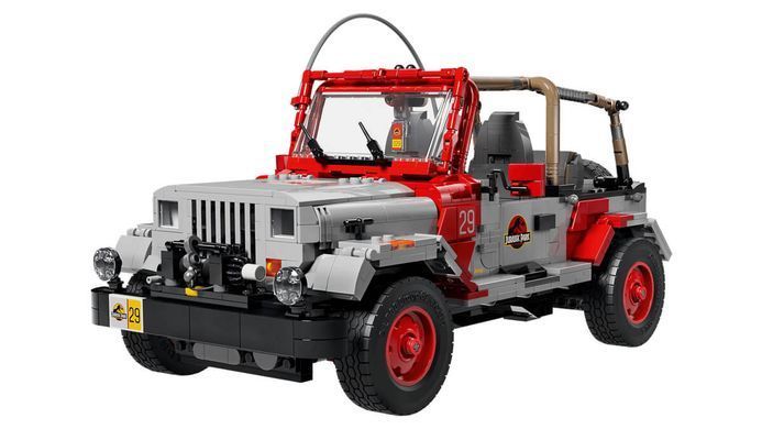 LEGO Jurassic World - Jurassic Park Jeep Wrangler (77984) &ndash; фото товару LEGO з категорії LEGO Jurassic World. Оригінал, доставка по Україні
