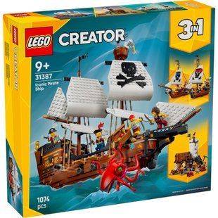 LEGO Creator 31387 Культовий піратський корабель