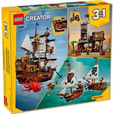 LEGO&reg; Creator 31387 Iconic Pirate Ship