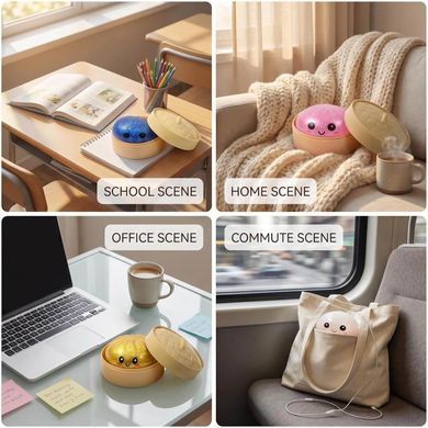 Сквиш &laquo;Пельмень в коробочке&raquo;, игрушка-антистресс Глиттер (Glitter Squishy Dumpling) &ndash; фото товара  из категории Мягкие игрушки-антистресс, сквиши. Оригинал, доставка по Украине