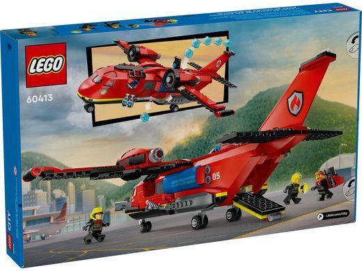 LEGO City Пожежний рятувальний літак 478 деталей (60413) &ndash; фото товару LEGO з категорії LEGO City. Оригінал, доставка по Україні