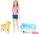 Игровой набор Barbie кукла Барби и Собака с новорожденными щенками FDD43 13