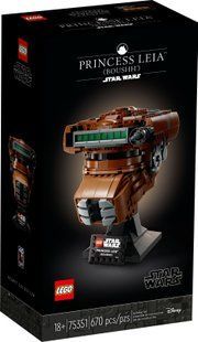 LEGO Star Wars Шлем принцессы Леи (Бушш) 670 деталей (75351) &ndash; фото товара LEGO из категории LEGO Star Wars. Оригинал, доставка по Украине