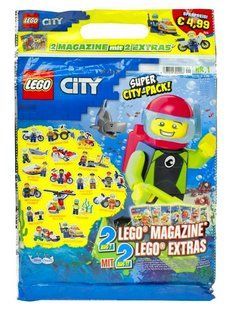 Набір журналів LEGO City &laquo;Супермісто&raquo; XL-Blindbag &mdash; 2 журнали + 2 LEGO набори (11654428) &ndash; фото товару LEGO з категорії Журнали LEGO. Оригінал, доставка по Україні