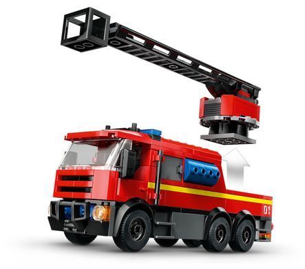 LEGO City Пожарное депо с пожарной машиной 843 детали (60414) &ndash; фото товара LEGO из категории LEGO City. Оригинал, доставка по Украине