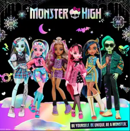 Monster High Deuce Gorgon Doll, HHK56