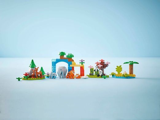 LEGO DUPLO Семейства диких животных 3-в-1 (10446) &ndash; фото товара LEGO из категории LEGO DUPLO. Оригинал, доставка по Украине