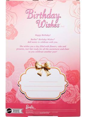 Коллекционная кукла Барби Особый День рождения - Barbie Signature Birthday Wishes 2025 Mattel (JBJ07) &ndash; фото товара Barbie Collector  из категории Коллекционные куклы Барби - Barbie Collector. Оригинал, доставка по Украине