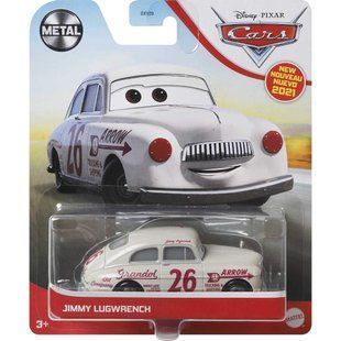 Металева Машинка Тачки Сирник CARS Jimmy Lugwrench (DXV29/GRR71) &ndash; фото товару Cars з категорії Машинки Тачки - Cars. Оригінал, доставка по Україні
