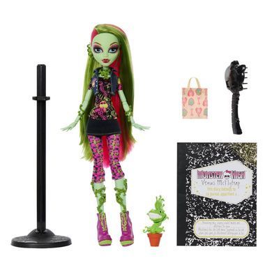 Лялька Monster High Venus McFlytrap G1 Creeproduction &mdash; Венера Макфлайтрап Mattel (JHK58) &ndash; фото товару Monster High з категорії Ляльки Monster High (Монстер Хай). Оригінал, доставка по Україні