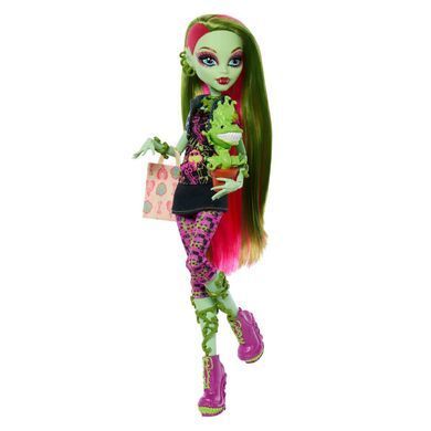 Лялька Monster High Venus McFlytrap G1 Creeproduction &mdash; Венера Макфлайтрап Mattel (JHK58) &ndash; фото товару Monster High з категорії Ляльки Monster High (Монстер Хай). Оригінал, доставка по Україні