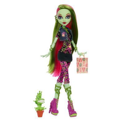 Лялька Monster High Venus McFlytrap G1 Creeproduction &mdash; Венера Макфлайтрап Mattel (JHK58) &ndash; фото товару Monster High з категорії Ляльки Monster High (Монстер Хай). Оригінал, доставка по Україні