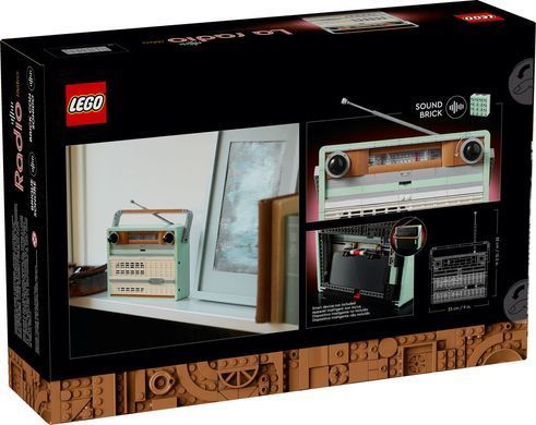LEGO Icons 10334 Ретро радіоприймач | ЛЕГО 10334 Радіо Айконс