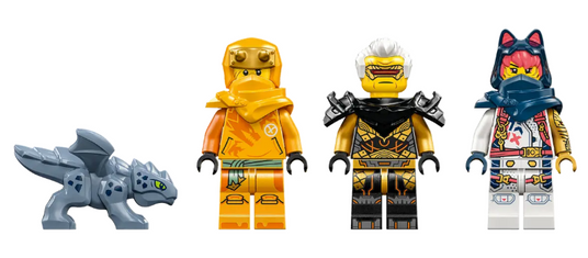 Конструктор LEGO NINJAGO Гоночный робобайк-трансформер Соры 384