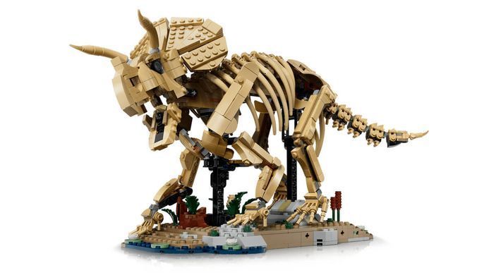 LEGO 77985 Jurassic World Скамʼянілості динозаврів: трицератопс
