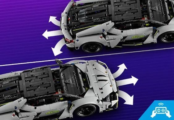LEGO Technic Суперкар Lamborghini Revuelto 1135 деталей (42214) &ndash; фото товару LEGO з категорії LEGO Technic. Оригінал, доставка по Україні