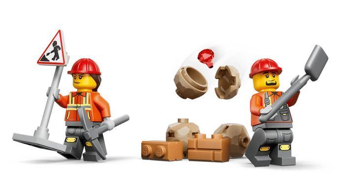 LEGO City Желтый экскаватор-погрузчик (60480) &ndash; фото товара LEGO из категории LEGO City. Оригинал, доставка по Украине