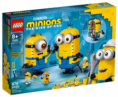 Конструктор LEGO Minions Фигурки миньонов и их дом 876 деталей (75551)