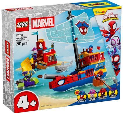 LEGO Super Heroes Marvel Spidey Пиратский корабль команды Паука (11208) &ndash; фото товара LEGO из категории LEGO Marvel Super Heroes. Оригинал, доставка по Украине