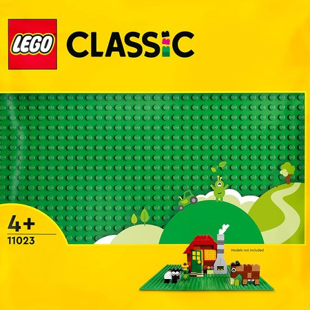 LEGO Classic Будівельна пластина зеленого кольору (11023) купити