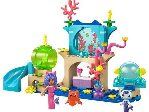 LEGO Gabby's Dollhouse Акваріумні пригоди русалоньки Ґаббі 103 деталі (11204) &ndash; фото товару LEGO з категорії LEGO Gabby's Dollhouse. Оригінал, доставка по Україні