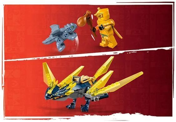 LEGO NINJAGO 71798 Битва малюків драконів Нії та Аріна | ЛЕГО 71798 НІНДЗЯГО