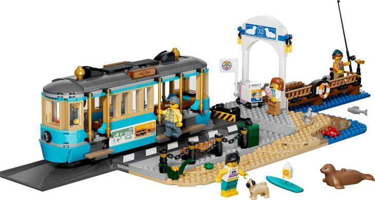 LEGO City Классический трамвай на пляж (60506) &ndash; фото товара LEGO из категории LEGO City. Оригинал, доставка по Украине