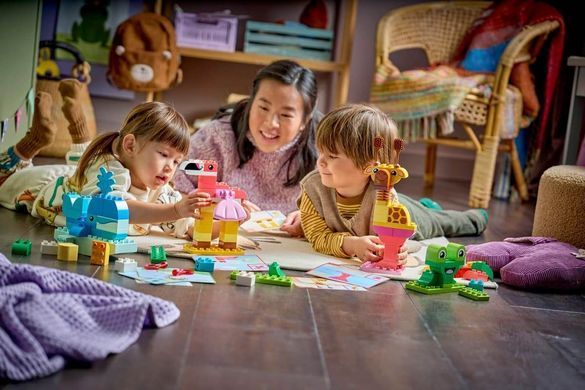LEGO DUPLO Гра з побудови тварин (10472) &ndash; фото товару LEGO з категорії LEGO DUPLO. Оригінал, доставка по Україні